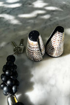 Set solnita si pipernita din scoici naturale 10x6 cm