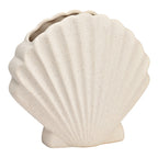 Vaza scoica finisaj nisipos din ceramica 19x17 cm