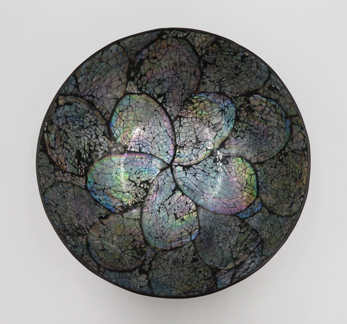 Bol decorativ din scoica Abalone 6.5x19 cm