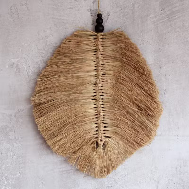 Decoratiune de perete din rafie 35x30 cm
