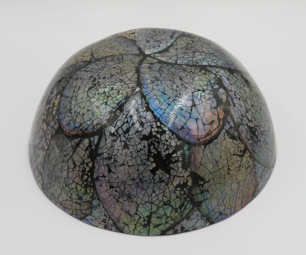 Bol decorativ din scoica Abalone 6.5x19 cm