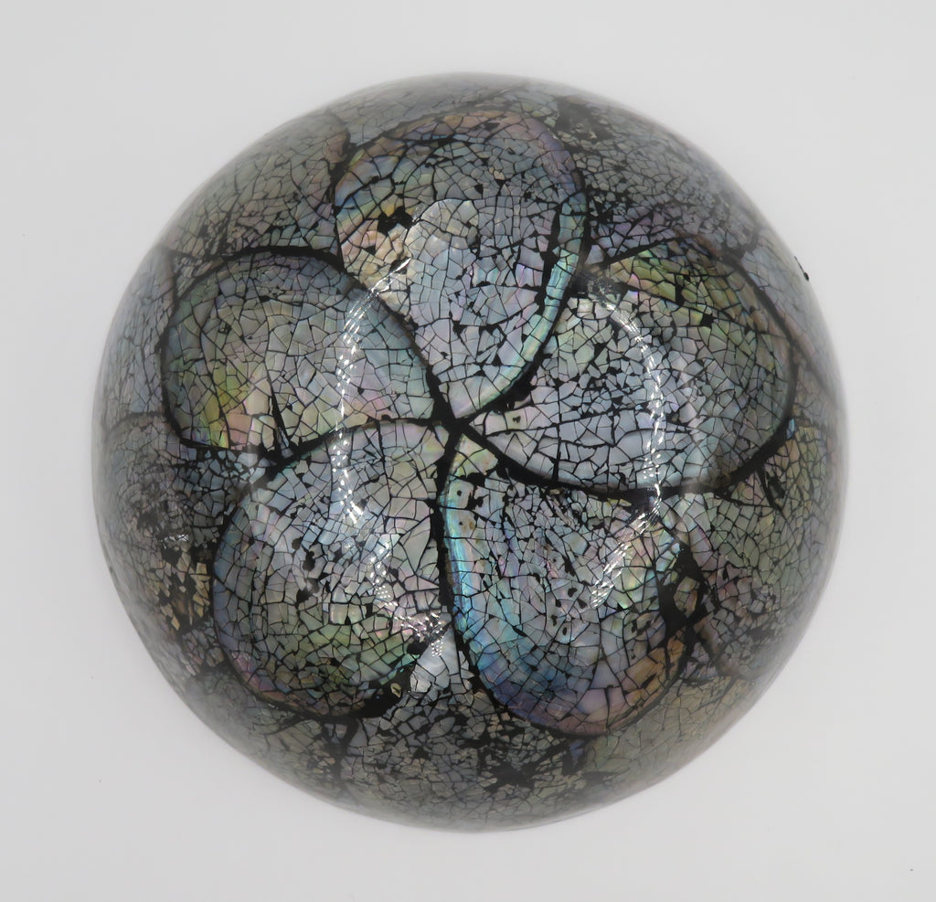 Bol decorativ din scoica Abalone 6.5x19 cm