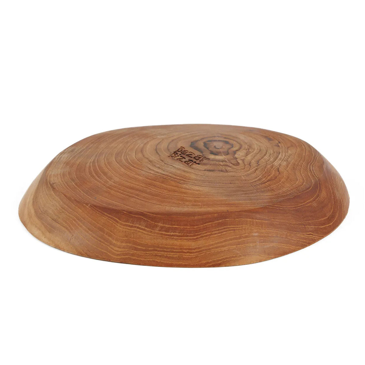 Platou din radacina de lemn de tec 25 cm