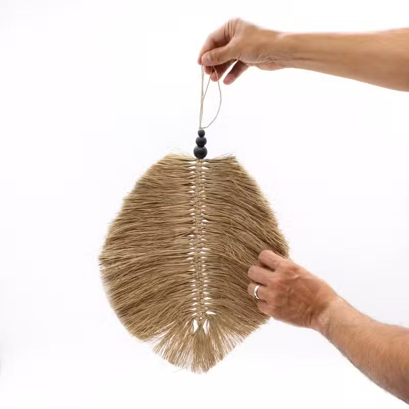 Decoratiune de perete din rafie 35x30 cm