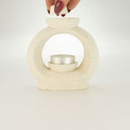 Difuzor crem pentru uleiuri si ceara 10.8x11 cm