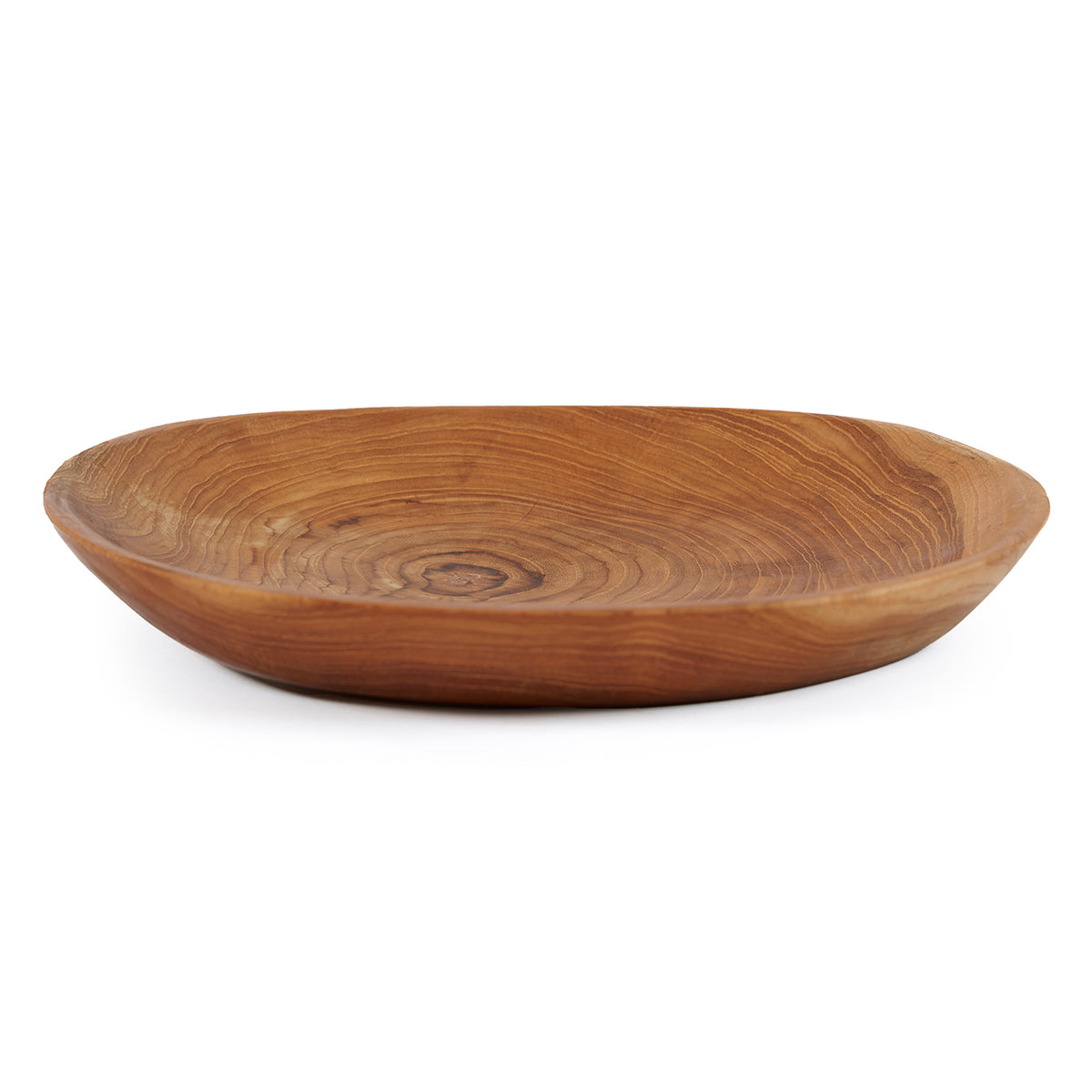 Platou din radacina de lemn de tec 25 cm