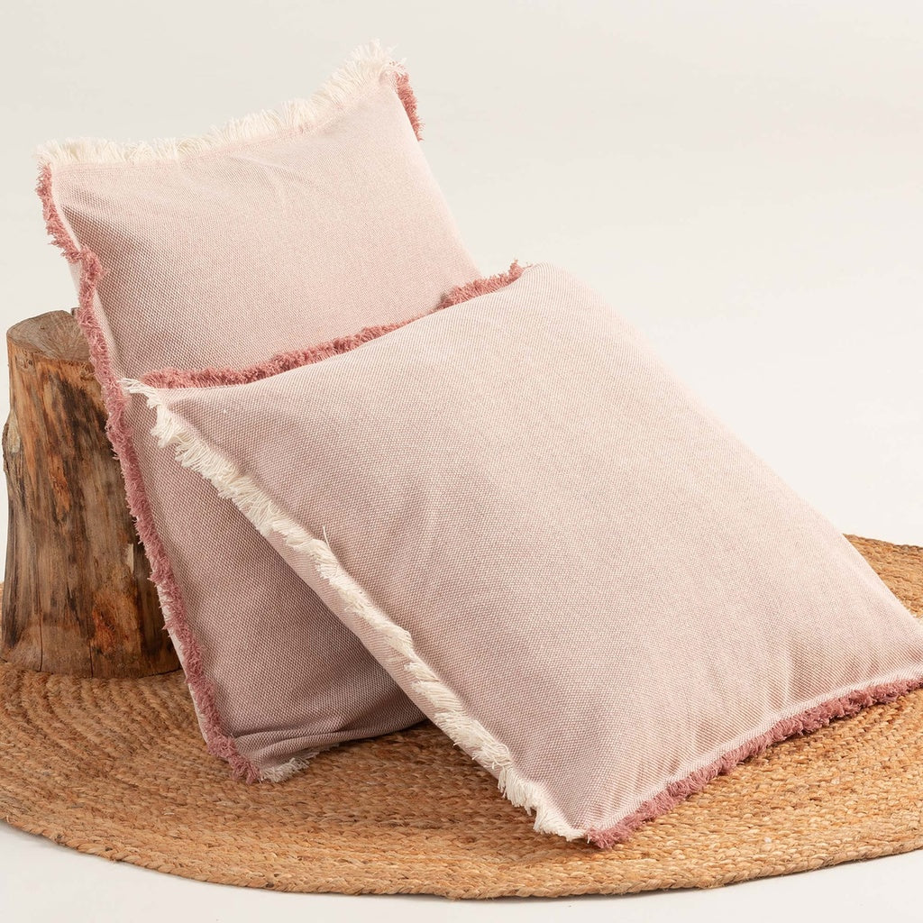 Set 2 huse de perna roz Tibu 50x50 cm