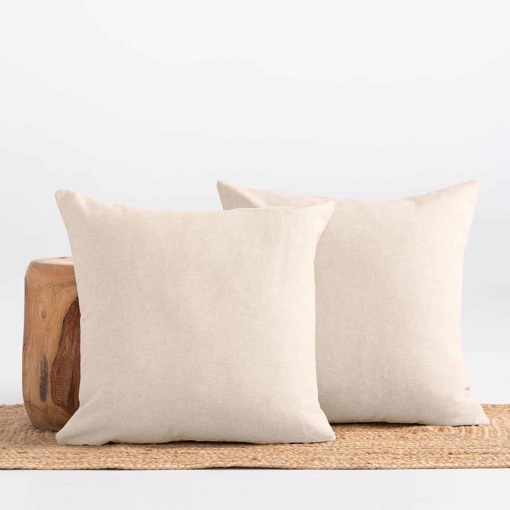 Set 2 huse de perna crem Indira 45x45 cm