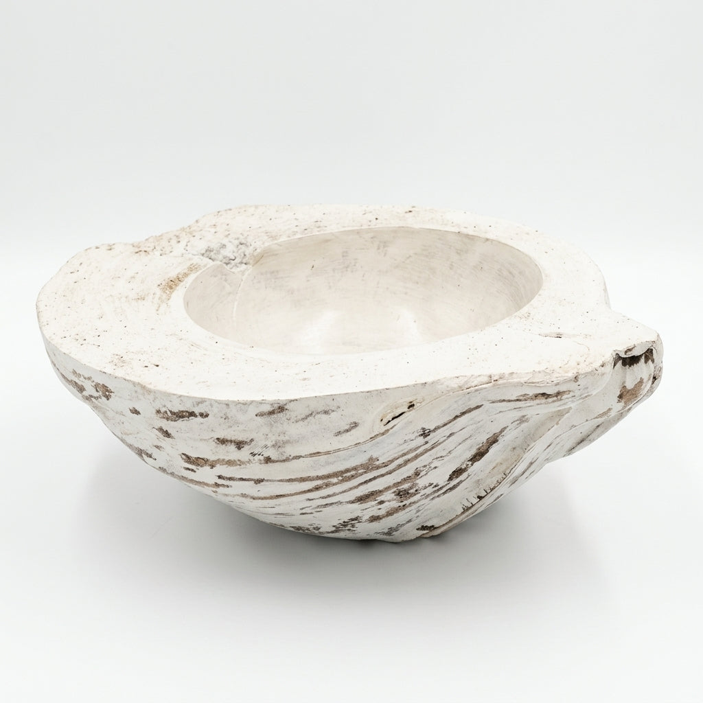 Bol decorativ  din coaja de nuca de cocos 20x25 cm
