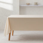 Fata de masa crem din bumbac 100% 140x140 cm