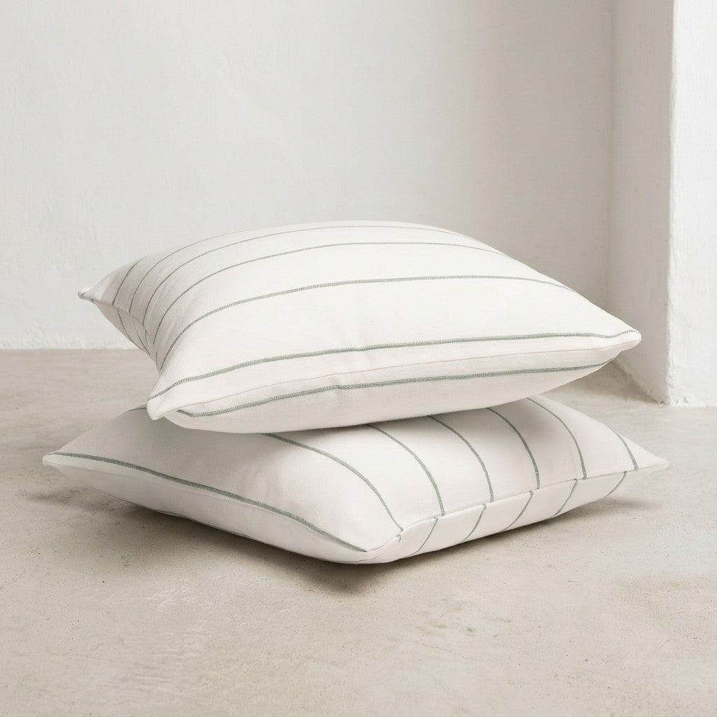 Set 2 huse de perna dungi acvamarin Trasblanc 45x45 cm