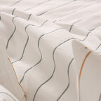Set 2 huse de perna dungi acvamarin-auriu Trasblanc 45x45 cm