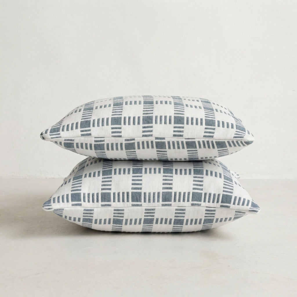Set 2 huse de perna albastre Hort 45x45 cm