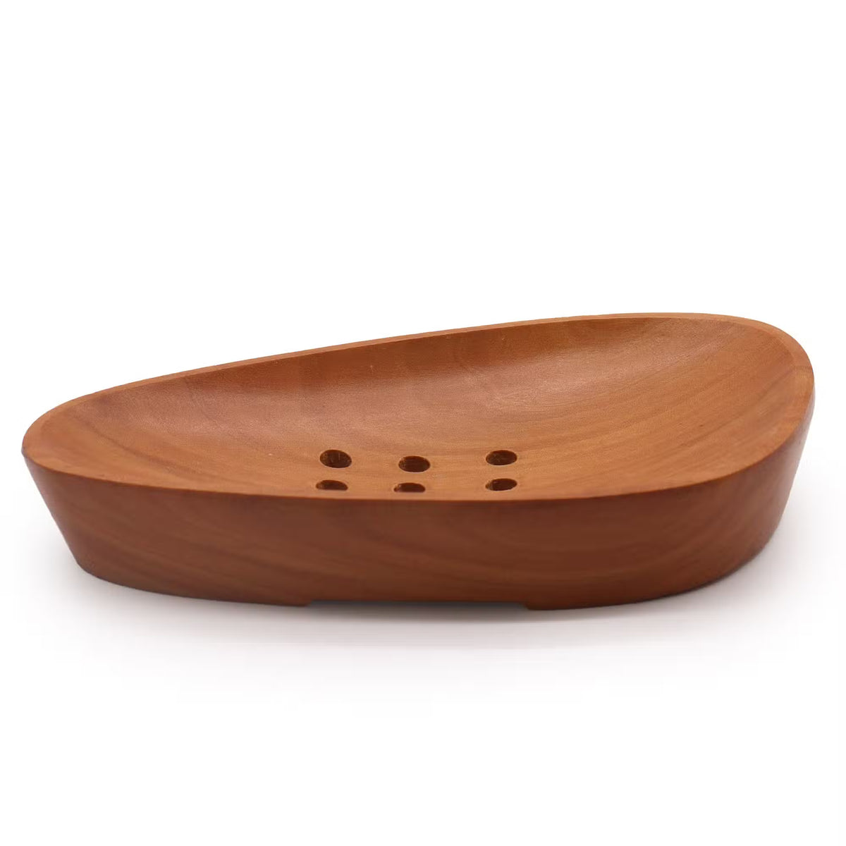 Sapuniera din lemn natural de Sapodilla 12x6 cm