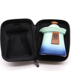 Set ceainic cu 3 cescute Blue Heaven 10.5x13 cm