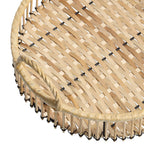 Tava rotunda din ratan 32x12.5 cm