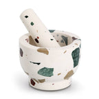 Mojar cu pistil terrazzo 12x9 cm