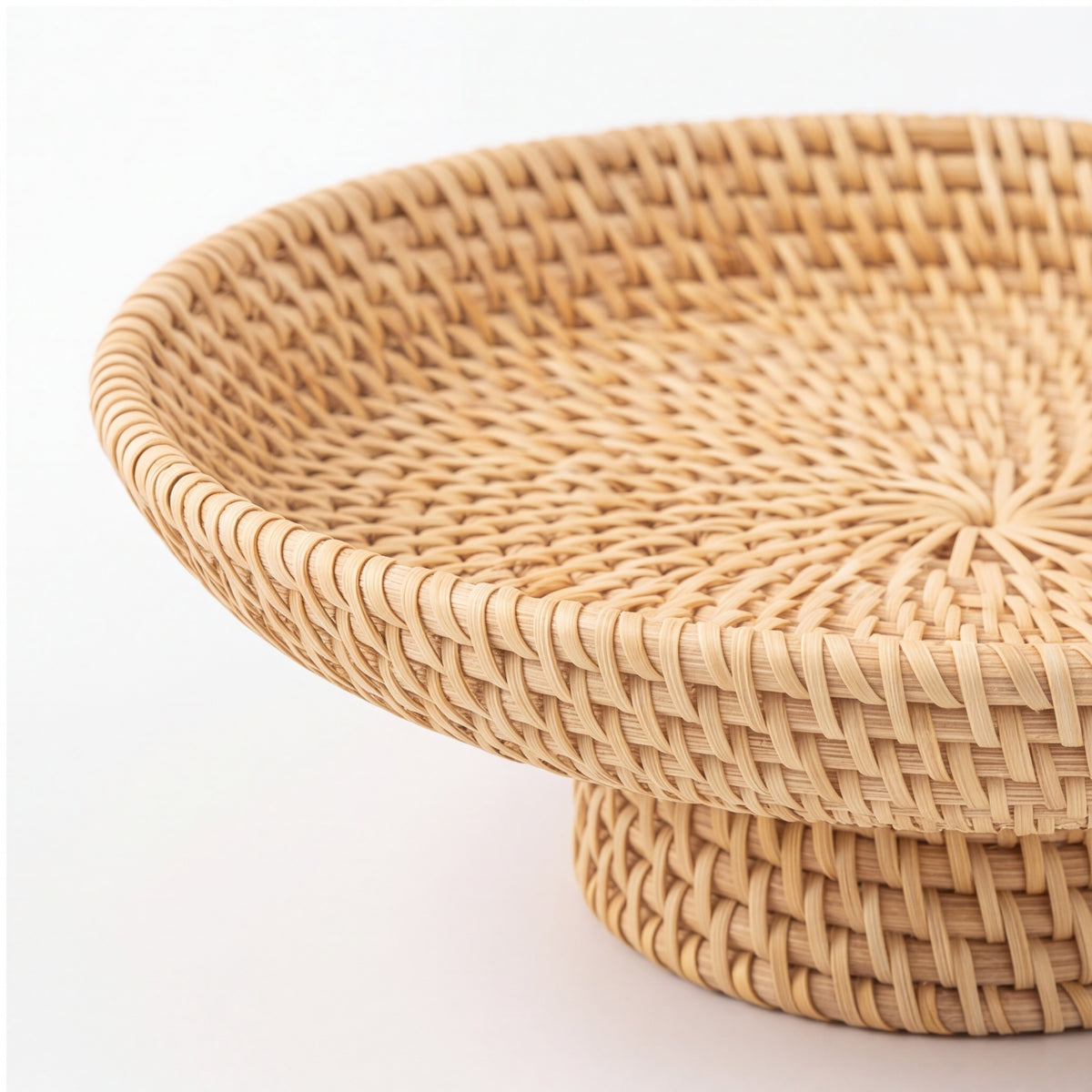 Platou impletit din ratan 23x6 cm
