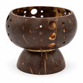 Suport pentru lumanare din nuca de cocos 12x14 cm