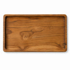 Tava dreptunghiulara din lemn de tec 23.5x13 cm
