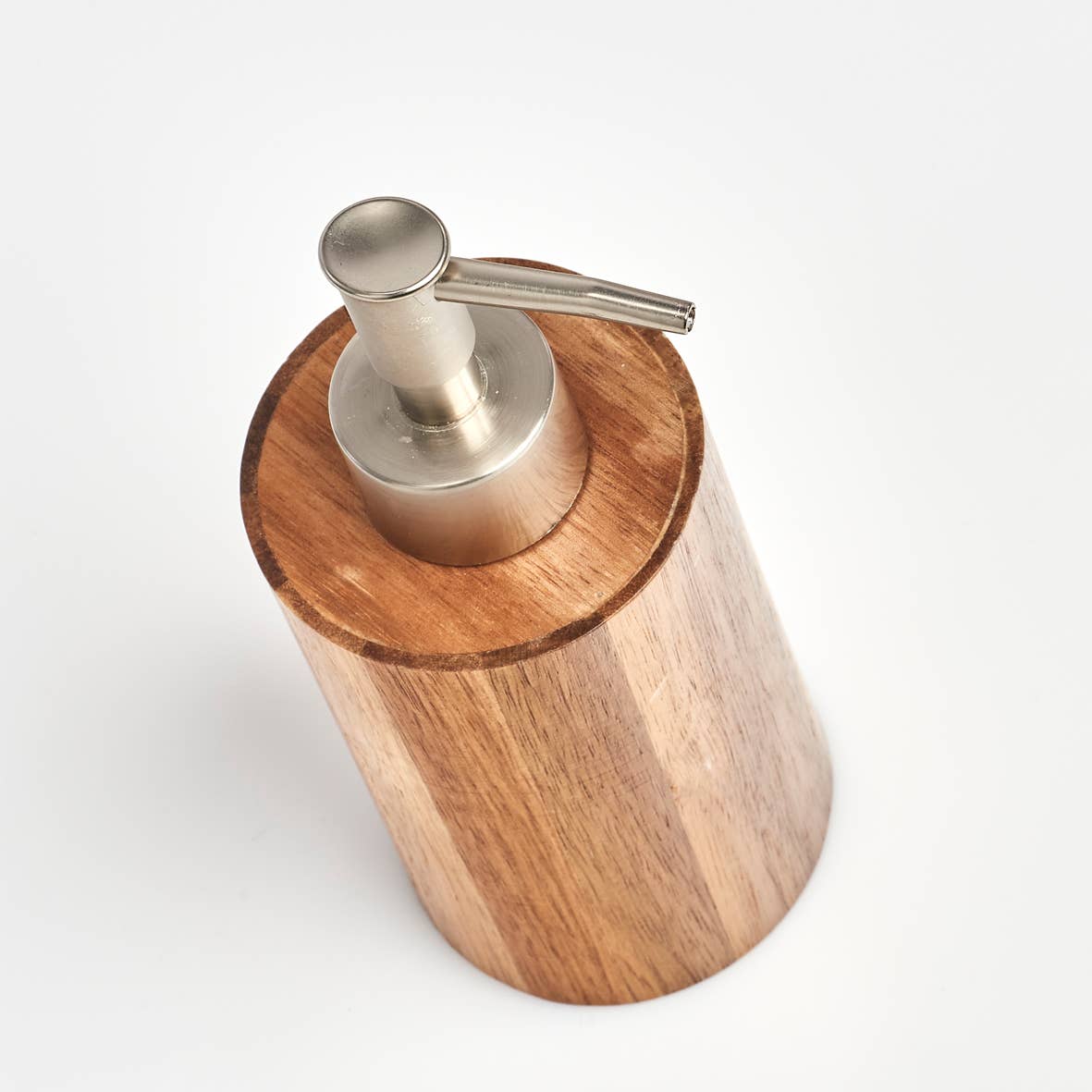 Dozator de sapun din lemn de acacia 7X17 cm